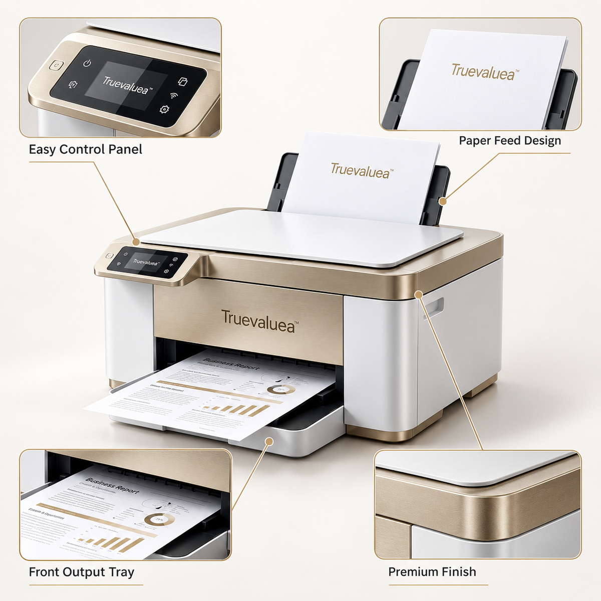 Truevaluea™ Aureline Compact Document Printer