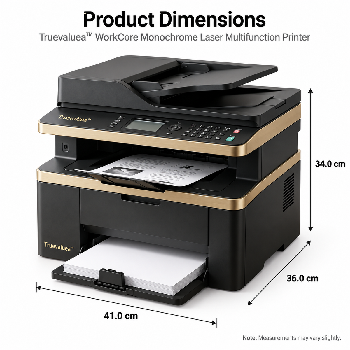 Truevaluea™ WorkCore Monochrome Laser Multifunction Printer