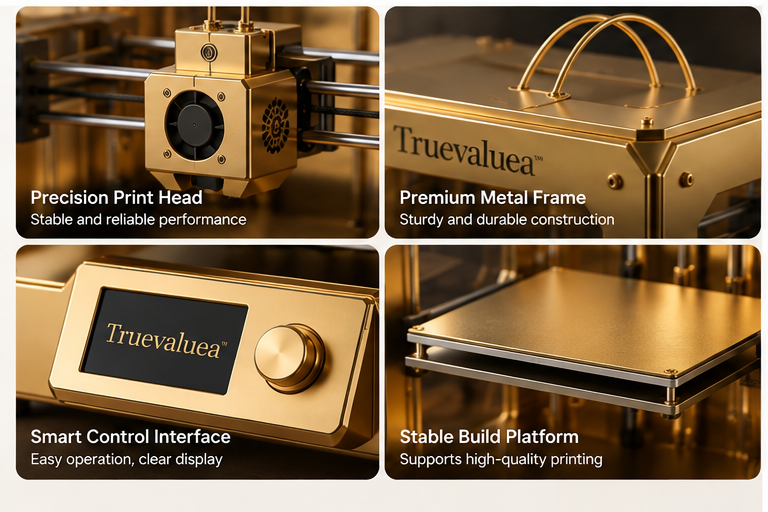 Truevaluea™ ForgeDesk Precision 3D Printer